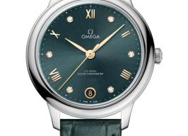 Omega De Ville 434.13.34.20.60.001 (2026) - Turquoise wijzerplaat 34mm Staal