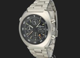 Bell & Ross Unknown 142ST (1998) - Black dial 44 mm Steel case