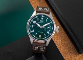 IWC Big Pilot IW501015 (Onbekend (willekeurig serienummer)) - Groen wijzerplaat 46mm Staal