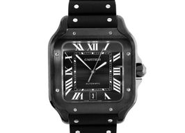 Cartier Santos WSSA0039 (2024) - Black dial 40 mm Steel case