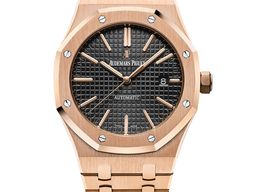 Audemars Piguet Royal Oak Selfwinding 15400OR.OO.1220OR.01 (2025) - Black dial 41 mm Rose Gold case