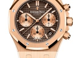 Audemars Piguet Royal Oak Chronograph 26239OR.OO.1220OR.02 (2025) - Brown dial 41 mm Rose Gold case