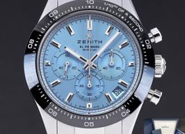Zenith Chronomaster Sport 03.3105.3600/52.M3100 (2023) - Blue dial 41 mm Steel case