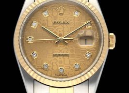 Rolex Datejust 36 16233 (2003) - Gold dial 36 mm Gold/Steel case