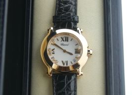 Chopard Happy Sport 277471-5001 (Onbekend (willekeurig serienummer)) - Wit wijzerplaat 36mm Roségoud