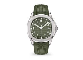 Patek Philippe Aquanaut 5168G-010 (2025) - Groen wijzerplaat 42mm Witgoud