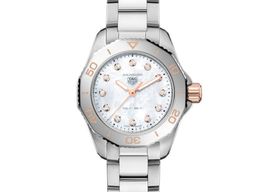 TAG Heuer Aquaracer Lady WBP1450.BA0622 (2023) - Wit wijzerplaat 30mm Staal