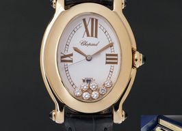 Chopard Happy Sport 27/7000-23 (Unknown (random serial)) - Silver dial 30 mm Yellow Gold case