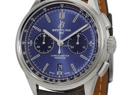 Breitling Premier AB0118221C1X4 (2023) - Blue dial 42 mm Steel case