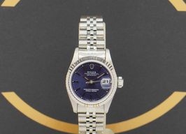 Rolex Lady-Datejust 69174 (1992) - Blauw wijzerplaat 26mm Staal