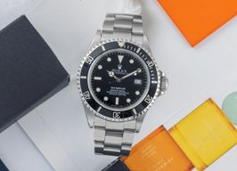 Rolex Sea-Dweller 4000 16600 (2000) - Zwart wijzerplaat 40mm Staal