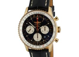 Breitling Navitimer 01 RB012012 (2015) - Zwart wijzerplaat 43mm Roodgoud