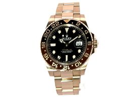 Rolex GMT-Master II 126715CHNR (2023) - Zwart wijzerplaat 40mm Roségoud