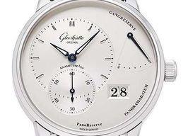 Glashütte Original PanoReserve 1-65-01-22-12-61 (2024) - Silver dial 40 mm Steel case