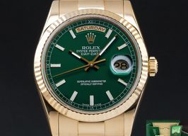 Rolex Day-Date 36 118238 (2001) - Champagne dial 36 mm Yellow Gold case