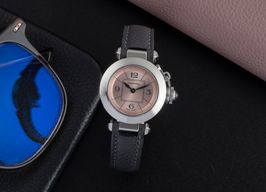 Cartier Pasha W3140026 (Unknown (random serial)) - Pink dial 27 mm Steel case