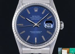 Rolex Datejust 36 16220 (1991) - Blauw wijzerplaat 36mm Staal
