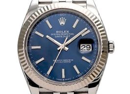 Rolex Datejust 41 126334 (2017) - Blue dial 41 mm Steel case