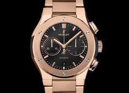 Hublot Classic Fusion Chronograph 540.OX.1180.OX (2022) - Black dial 42 mm Rose Gold case