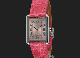 Cartier Tank Solo W5200000 (2015) - Pink dial 31 mm Steel case