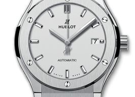 Hublot Classic Fusion 511.NX.2611.LR (2022) - Zilver wijzerplaat 45mm Titanium