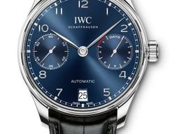 IWC Portuguese Automatic IW500710 (2023) - Blue dial 42 mm Steel case