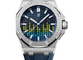Audemars Piguet Royal Oak Offshore 15600TI.OO.A343CA.01 (2025) - Blue dial 43 mm Titanium case