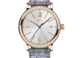 IWC Portofino Automatic IW458107 (2023) - Zilver wijzerplaat 37mm Roségoud