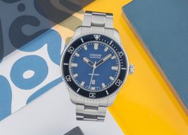 Union Glashütte Belisar D009.907.11.047.00 (Onbekend (willekeurig serienummer)) - Blauw wijzerplaat 45mm Staal