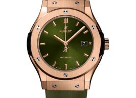 Hublot Classic Fusion 542.OX.8980.RX (2025) - Green dial 42 mm Rose Gold case