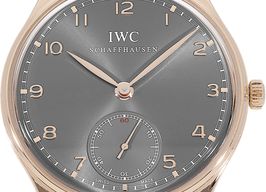 IWC Portuguese Hand-Wound IW545406 (2013) - Grey dial 44 mm Rose Gold case
