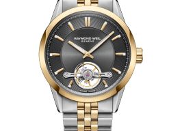 Raymond Weil Freelancer 2781-STP-60051 (2026) - Grijs wijzerplaat 42mm Goud/Staal