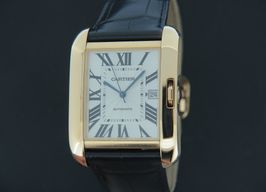 Cartier Tank Anglaise W5310032 (2014) - Silver dial 47 mm Yellow Gold case