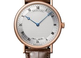 Breguet Classique 5157BR/11/9V6 (2026) - Zilver wijzerplaat 38mm Roségoud