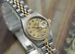 Rolex Lady-Datejust 69173 (1991) - Champagne dial 26 mm Gold/Steel case