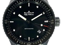 Blancpain Fifty Fathoms Bathyscaphe 5000-0130-B52A (2023) - Black dial 44 mm Ceramic case