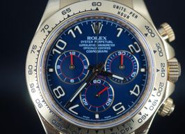 Rolex Daytona 116508 (2022) - Blauw wijzerplaat 40mm Geelgoud