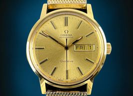 Omega Genève 166.0117 (1972) - Gold dial 35 mm Gold/Steel case