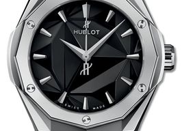 Hublot Classic Fusion 45, 42, 38, 33 mm 550.NS.1800.RX.ORL19 (2022) - Zwart wijzerplaat 40mm Titanium