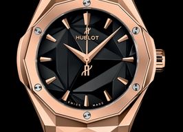 Hublot Classic Fusion 45, 42, 38, 33 mm 550.OS.1800.RX.ORL19 (2022) - Black dial 40 mm Rose Gold case