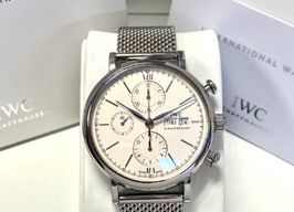 IWC Portofino Chronograph IW391503 (2025) - Silver dial 39 mm Steel case