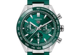 TAG Heuer Carrera CBN2A1N.FT6238 (2024) - Groen wijzerplaat 44mm Staal