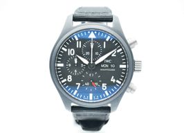 IWC Pilot Chronograph Top Gun IW389101 (2020) - Zwart wijzerplaat 45mm Keramiek