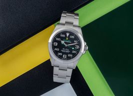 Rolex Air-King 126900 (Unknown (random serial)) - Black dial 40 mm Steel case