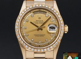 Rolex Day-Date 36 18348 (1995) - Champagne dial 36 mm Yellow Gold case
