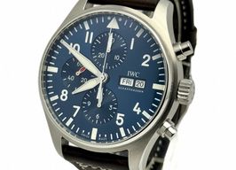 IWC Pilot Chronograph IW377714 (2016) - Blue dial 43 mm Steel case