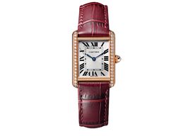 Cartier Tank Louis Cartier WJTA0037 (2025) - Silver dial 22 mm Rose Gold case