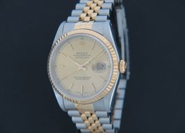 Rolex Datejust 16233 (1993) - Champagne dial 36 mm Gold/Steel case