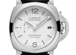 Panerai Luminor Marina PAM01371 (2026) - Wit wijzerplaat 40mm Staal
