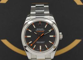 Rolex Milgauss 116400 (2009) - Zwart wijzerplaat 40mm Staal